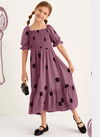 Dark Pink Colour SPOON Western Party Wear Latest Designer Rayon Cotton One Piece Baby Girls Collection SPOON 03